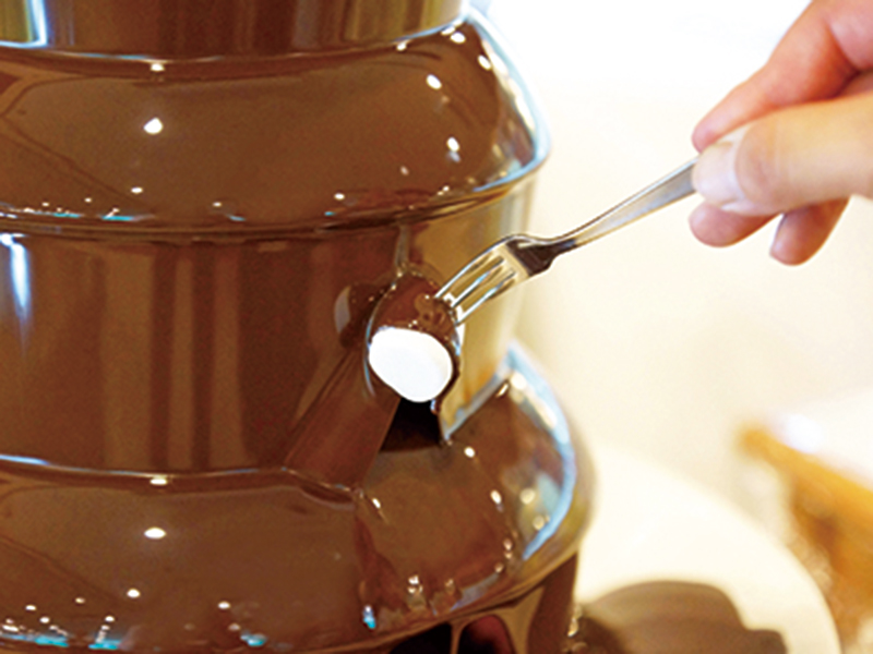 チョコレートファウンテン